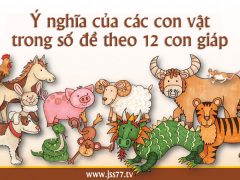 Ý nghĩa của các con vật trong số đề theo 12 con giáp